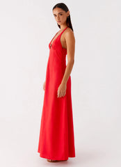 Zana Maxi Dress - Red