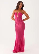 Kennedy Maxi Dress - Fuchsia