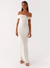 Illusion Maxi Dress - Ivory