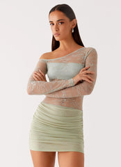 Zenni Mini Dress - Sage