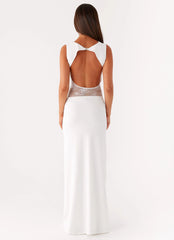 Medina Lace Maxi Dress - White