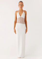 Enchant Lace Maxi Dress - Ivory