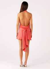 Kenzie Mini Dress - Coral