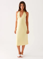 Davies Midi Dress - Yellow