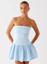 Riviera Mini Dress - Blue