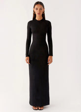 Kamora Maxi Dress - Black