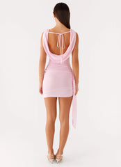 Good Fortune Mini Dress - Pink