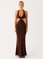 Shawnie Maxi Dress - Chocolate