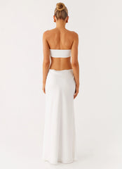 Kiss Me Cut Out Maxi - Ivory