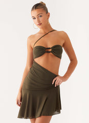 Islander Mini Dress - Khaki