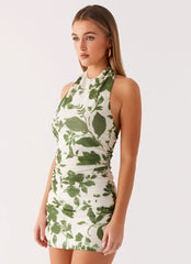 Vianne Mini Dress - Verdant Bloom