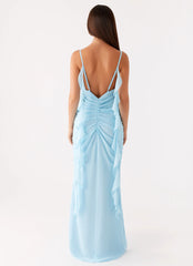 Jasmina Maxi Dress - Blue
