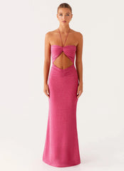 Lorenzo Maxi Dress - Raspberry