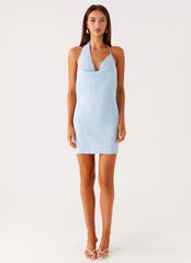 About Today Mini Dress - Blue