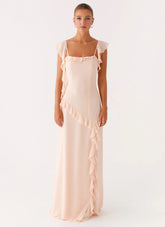 Naya Maxi Dress - Peach