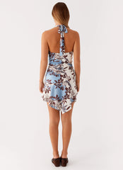 Colt Mini Dress - Bluewood Blossom