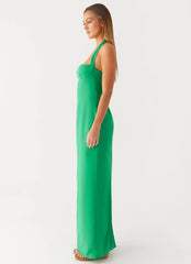 Allyse Cotton Maxi Dress - Cactus