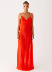 Fantasy Maxi Dress - Orange