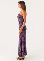 Alexandrite Midi Dress - Purple
