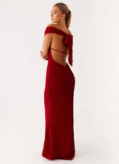 Chantelle Maxi Dress - Red
