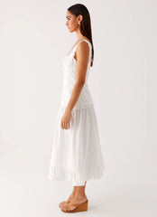 Quinn Midi Dress - White