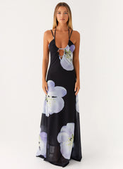 Enrika Maxi Dress - Flower Print