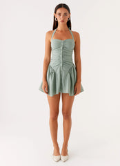 Fable Mini Dress - Sage