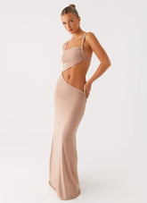 Kika Maxi Dress - Beige