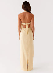 Rumour Has it Maxi Dress - Yellow
