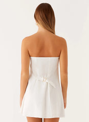 Hazel Mini Dress - White