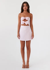 Girl Crush Bow Mini Dress - Pink
