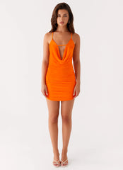 Kelly Mini Dress - Orange