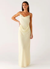 Oliana Maxi Dress - Yellow