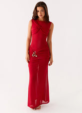 Worldwide Maxi Dress - Raspberry