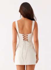 Match Point Mini Dress - Ivory