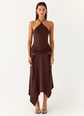 Becerra Midi Dress - Cool Chocolate
