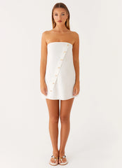 Hazel Mini Dress - White