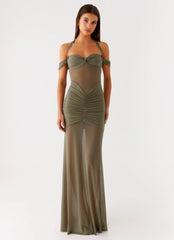 Ivy Lane Maxi Dress - Olive
