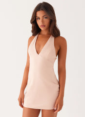 Angie Mini Dress - Baby Pink