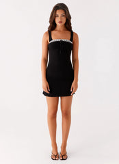 Flashback Mini Dress - Black
