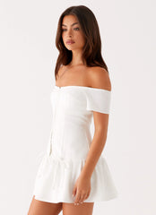 Penny Mini Dress - White