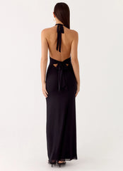 Starlight Nights Maxi Dress - Black