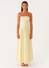 Carmel Maxi Dress - Yellow