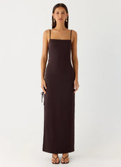 Hartwell Maxi Dress - Chocolate