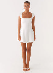Maryjane Mini Dress - White