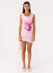 Good Fortune Mini Dress - Pink