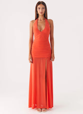 Island Muse Dress - Coral