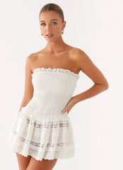 Kimia Mini Dress - White