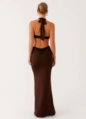 Shawnie Maxi Dress - Chocolate