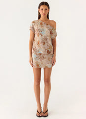 Cinema Mini Dress - Desert Blur